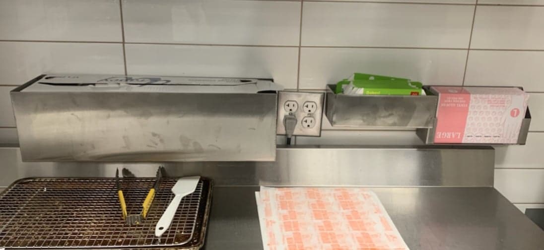 Stainless Steel box for plastic wrap