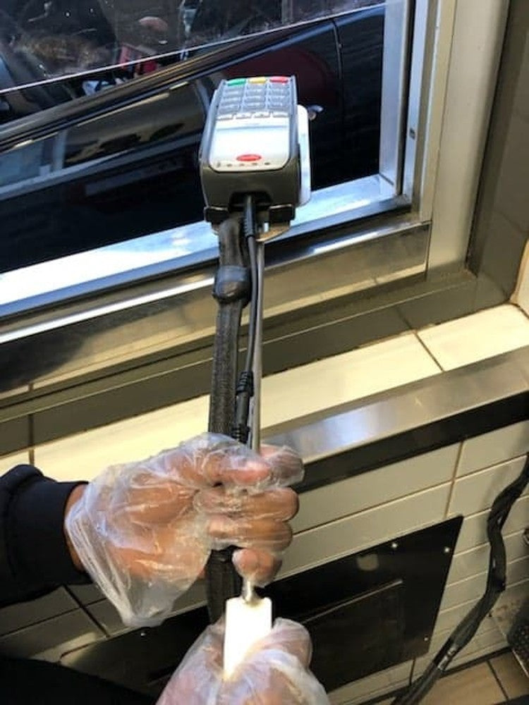 Long Drive thru extension arm 22"
