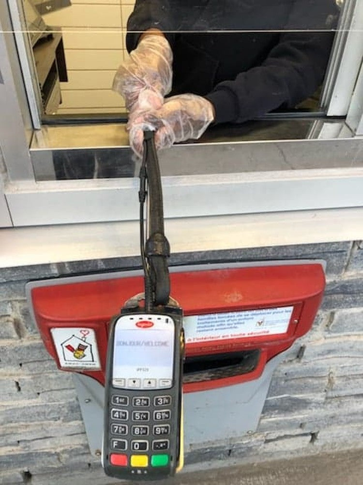 Long Drive thru extension arm 22"